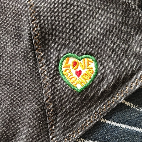 ❤️ Tommy Hilfiger Blue Swimsuit GiGi Hadid 'Young America' Graphic - Picture 4 of 6